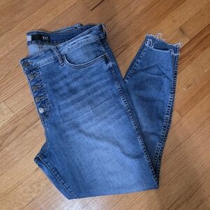 Kut from the Kloth Donna Fab Ab Ankle Skinny Jeans | Sz 16 | High Rise